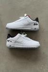 Airforce 1 Style - Beyaz Siyah 3logolu