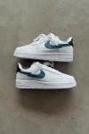 Airforce 1 Style - Beyaz Mavi Şimşek Logo